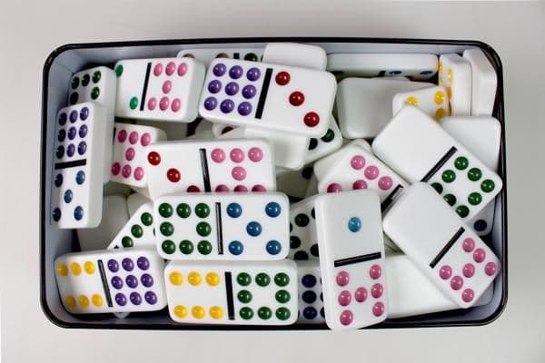 Tactic Domino Double 9 board game