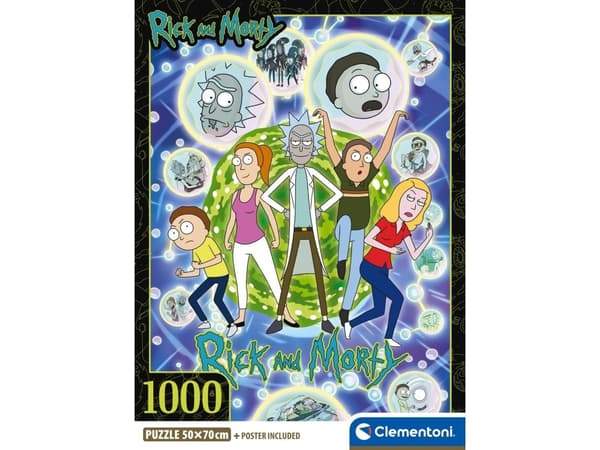 Puslespill Rick&Morty – Compact Box, 1000 brikker