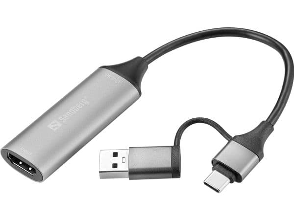 Sandberg HDMI Capture Link to USB-C/A