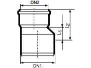 HTP reduktion 50-32 mm vit