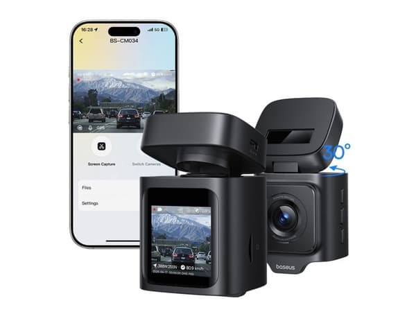 Baseus PrimeTrip VD1 Pro Dash Cam 4K Super Capacity, musta