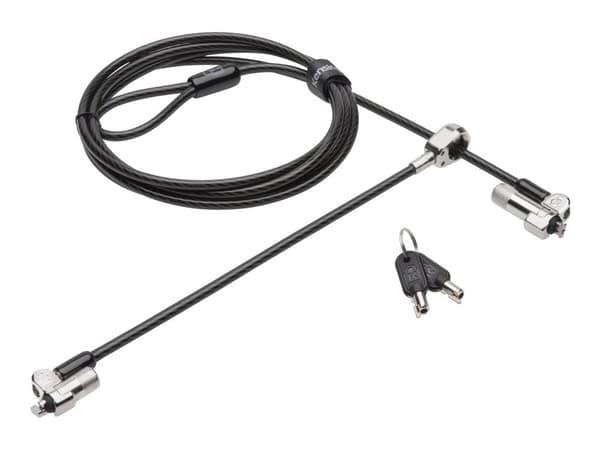 Kensington NanoSaver Keyed Twin - Säkerhetskabel