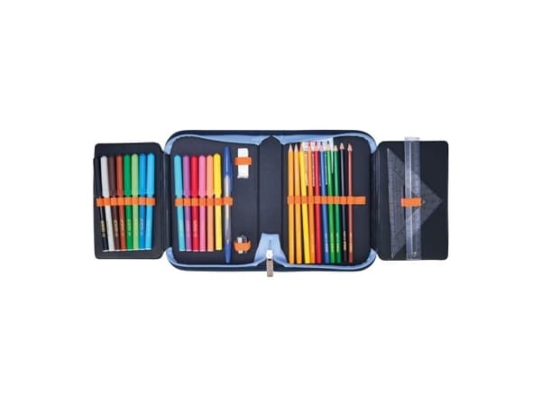 Herlitz Tech Mech, 31 stykker, Blå, Mørkeblå, Polyester, Bilde, 205 mm, 38 mm