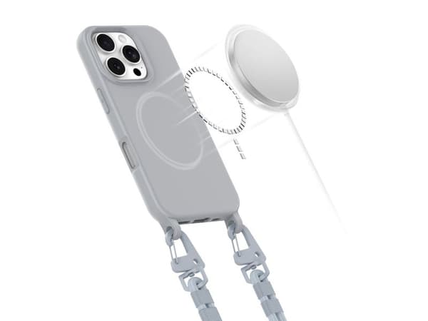 Tech-Protect TECH-PROTECT MAGNECKLACE MAGSAFE IPHONE 16 PRO CRAYON GREY