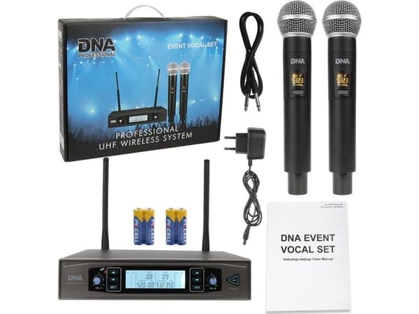 Radio DNA DNA EVENT VOCAL SET trådløst mikrofonsystem