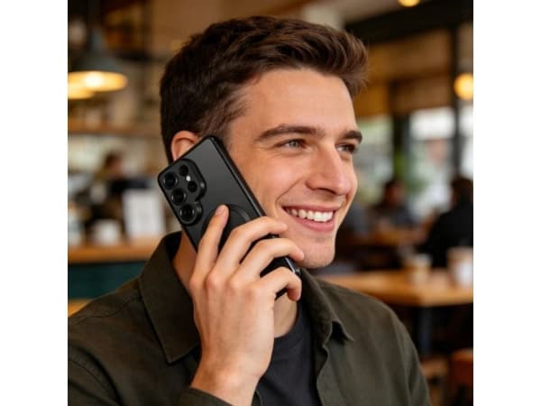 Tech-Protect MagFlex-etui for Samsung Galaxy S26 Ultra - klar/sort