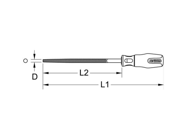 KS Tools fil 230 mm 1 stk