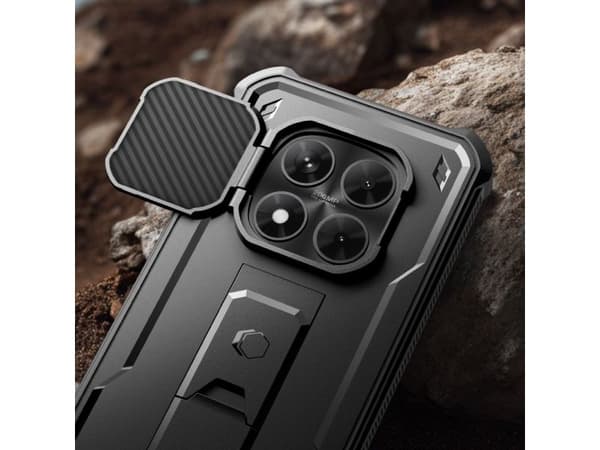 Tech-Protect Kevlar Cam+ 2-sett etui til Xiaomi Redmi Note 15 Pro 5G - sort