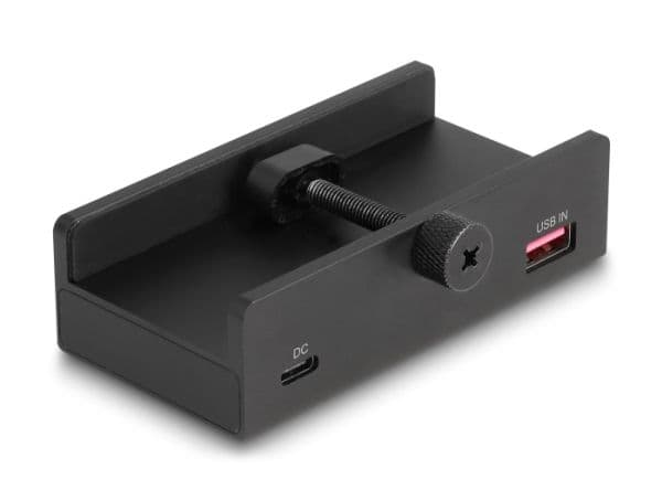 Delock - Hub - 5 Gbps, SD + micro SD slot with locking screw - 2 x USB + 1 x USB-C - stasjonær
