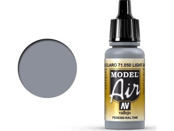 Vallejo 71.050, 17 ml, Harmaa, Matta, Pullo