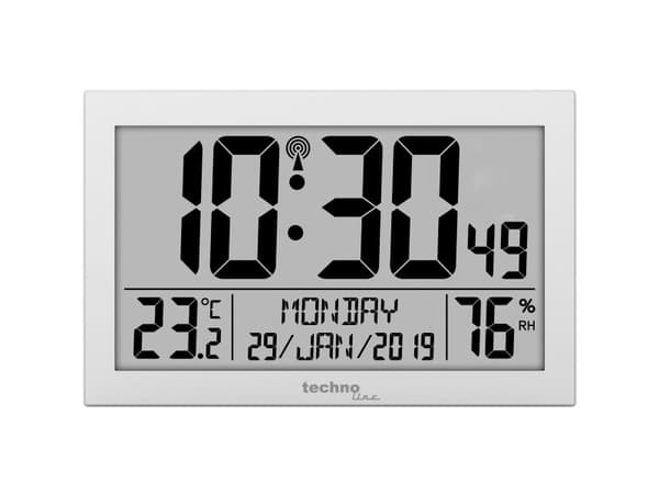 Technoline Digital veggklokke WS8016 BLADE HOME