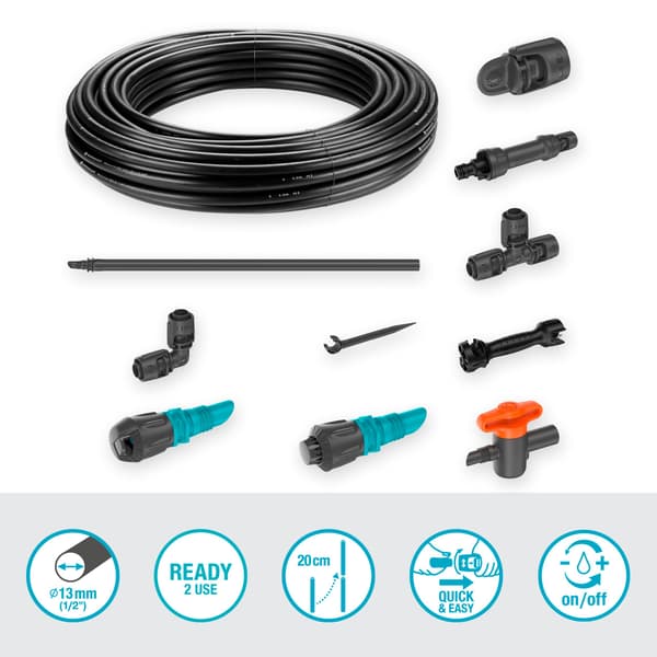 Gardena Micro-Drip-System grönsaks-/blomsterrabattset - 40 m2