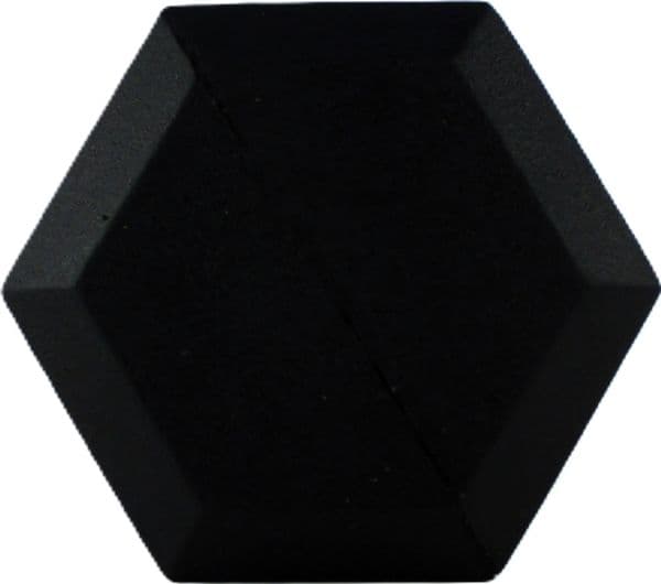 Gummerad Hex Hantel 1 x 2,5 kg