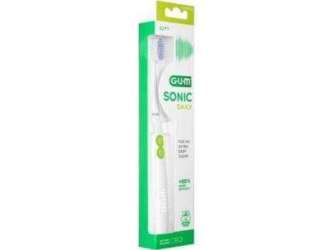 GUM Sonic Daily eltandborste vit