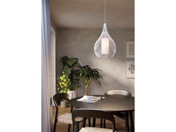 EGLO RAZONI 1 RIIPUS Ø425 E27 VALKOINEN
