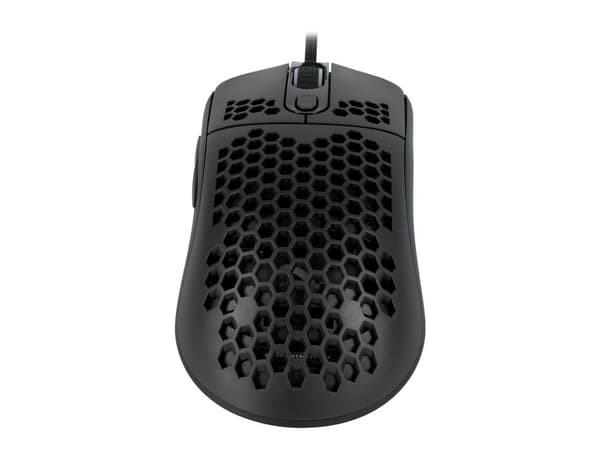 Arozzi Favo - Mus - optisk - 7 knapper - kablet - USB - Sort