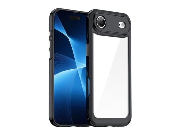Etui Outer Space na iPhone 17 Air - sort przezroczyste