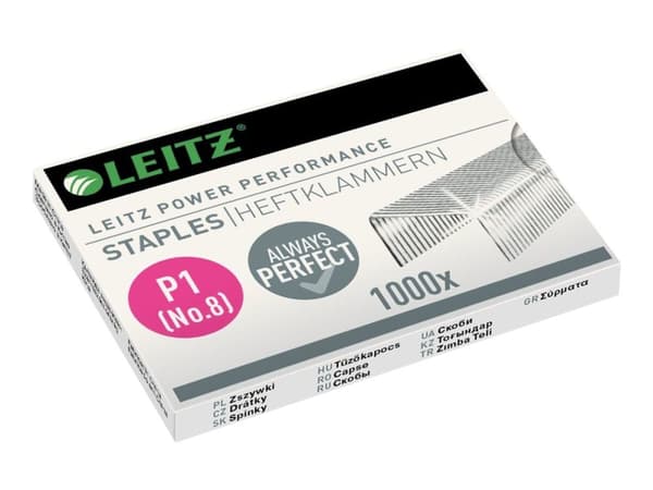 Nitoja Leitz no. 8 laatikko 1000 kpl - (20 kpl)
