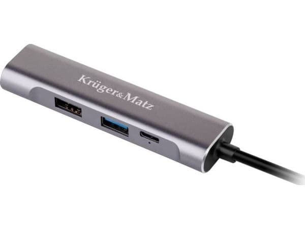 Kruger&amp;Matz USB-C-stationer/replikator (LEC-KM0400)