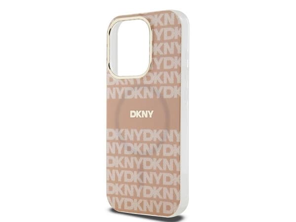 DKNY IML Mono & Stripe MagSafe-deksel til iPhone 13 Pro / 13 - rosa
