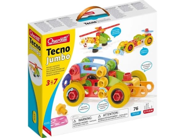 Quercetti Tecno Jumbo - bil 72 st.