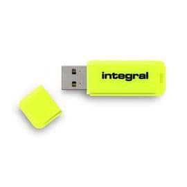 Integral Neon - USB-minnepinne - 32 GB - USB 2.0 - gul