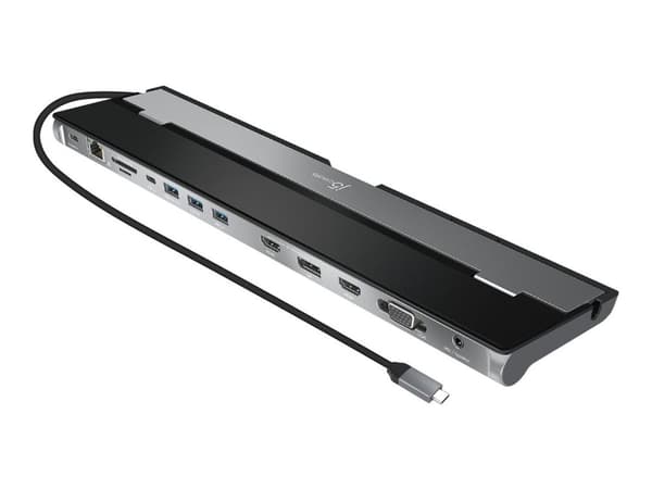 j5create JCD543 - Dokkingstasjon - USB-C 3.1 Gen 1 - VGA, 2 x HDMI, DP - 1GbE