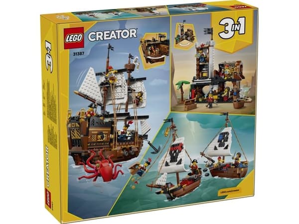 LEGO Creator 31387 Ikoniskt piratskepp
