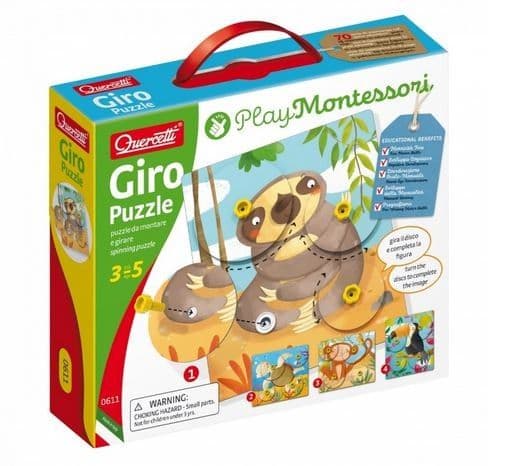 Quercetti Montessori eläinpalapeli Giro 0611