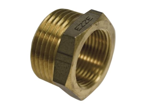 NIPPELMUFFE MESSING 1X1/2".