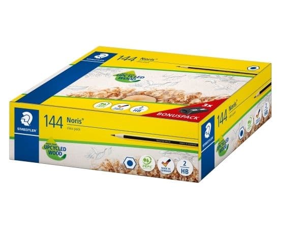 Noris blyertspenna kl. set HB - 100% PEFC