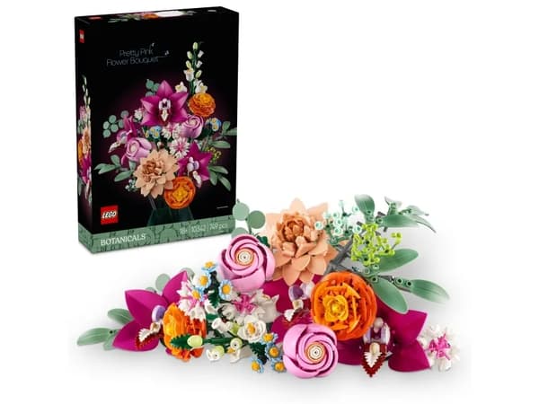 LEGO Botanicals 10342 Vacker rosa blombukett