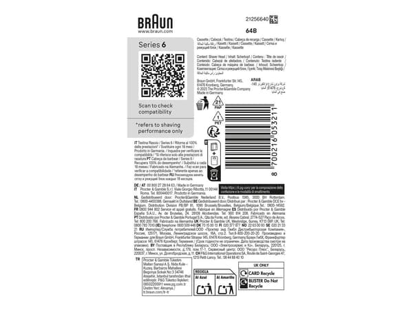 Braun Braun Kombipack 64B