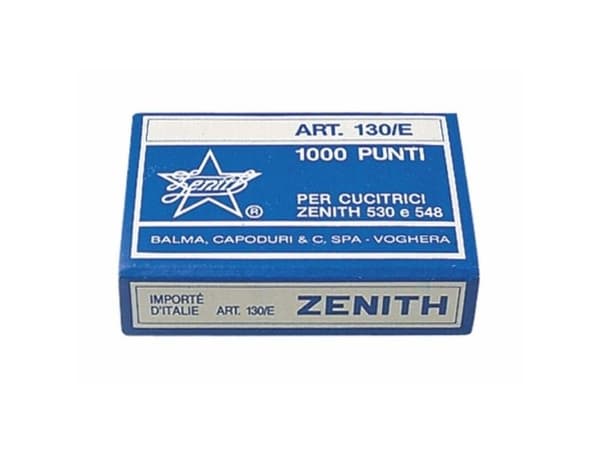 ZENITH häftklammer 130/E 1 ml metall - (10 st.)