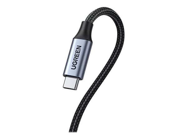 Ugreen USB-C 3.1 Extension Cable, 1 m, USB C, USB C, USB 3.2 Gen 2 (3.1 Gen 2), 10 Gbit/s, Musta, Harmaa
