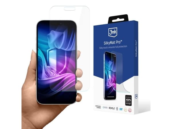 3MK matt skjermbeskyttelse 3MK Silky Matt Pro til Apple iPhone 17 Pro