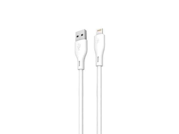 Dudao USB / Lightning-kabel 5A 1m hvit (L2L 1m hvit)