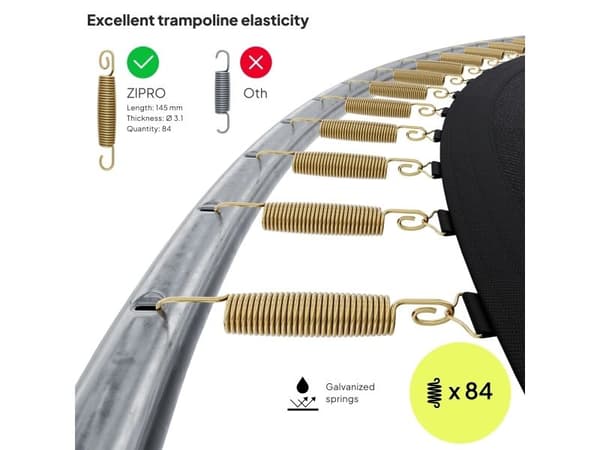 Jump Pro Premium med innvendig netting 14FT 435cm