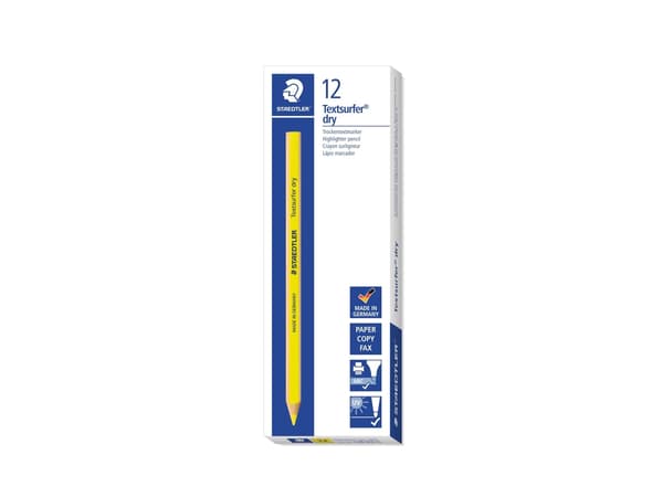 Staedtler Textsurfer Dry, Keltainen, 1 kpl
