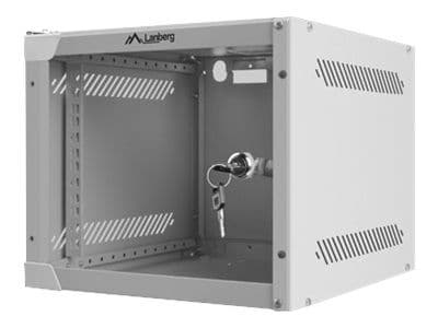Lanberg - Rack skåp - väggmontering - grå, RAL 7035 - 4U - 10"