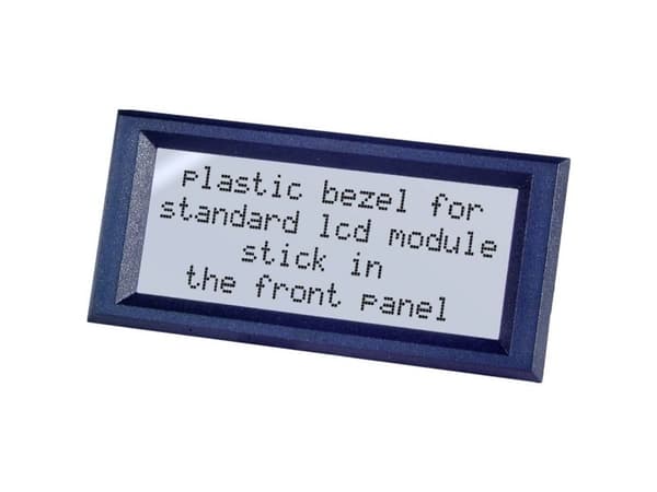 Frontpanel för displayelektronik (B x H) 91 mm x 36,40 mm EA017-9UKE