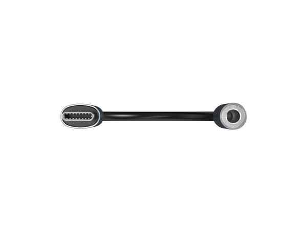 Wozinsky USB-sovitin WACM-01 USB-C - miniliitin 3,5 mm - musta
