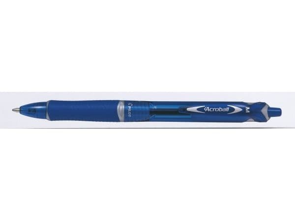 Kulpennor, PILOT Acroball, påfyllningsbar, 1 mm, medium, blå, 10-pack
