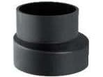 90 x 75 mm Reduktion excentrisk sort PEH Geberit