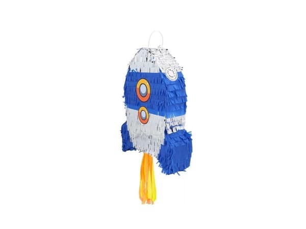 Blå raket pinata