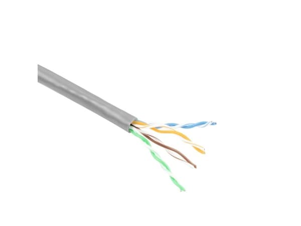 ACT CAT6 U/UTP flertrådet patchkabel grå 100 m (rull), C6 patch PVC grå 100 m (EP800H)