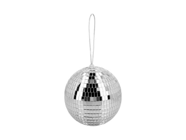 Silver diskokula 15 cm