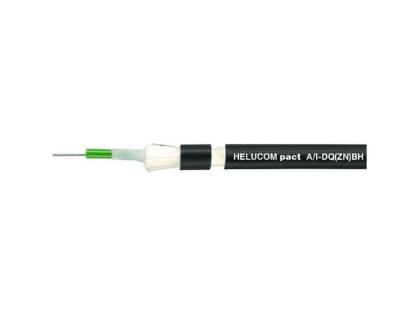 HELU 802280-500 Lyslederkabel Multimode OM3 Sort 500 m