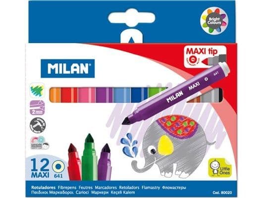 MILAN Maxi tusjer 12 stk