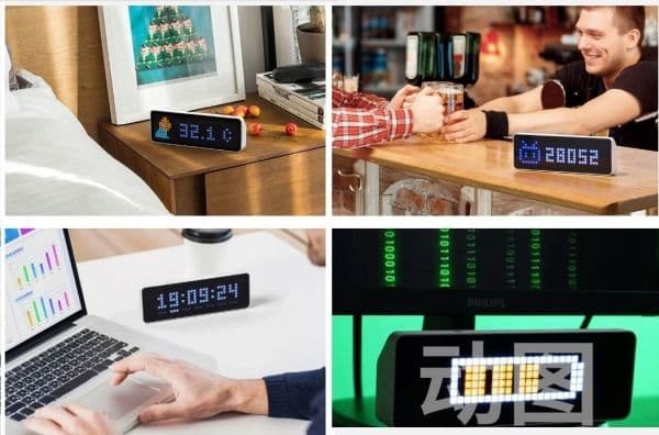 Ulanzi sääasema WiFi PIXEL-kello TC001